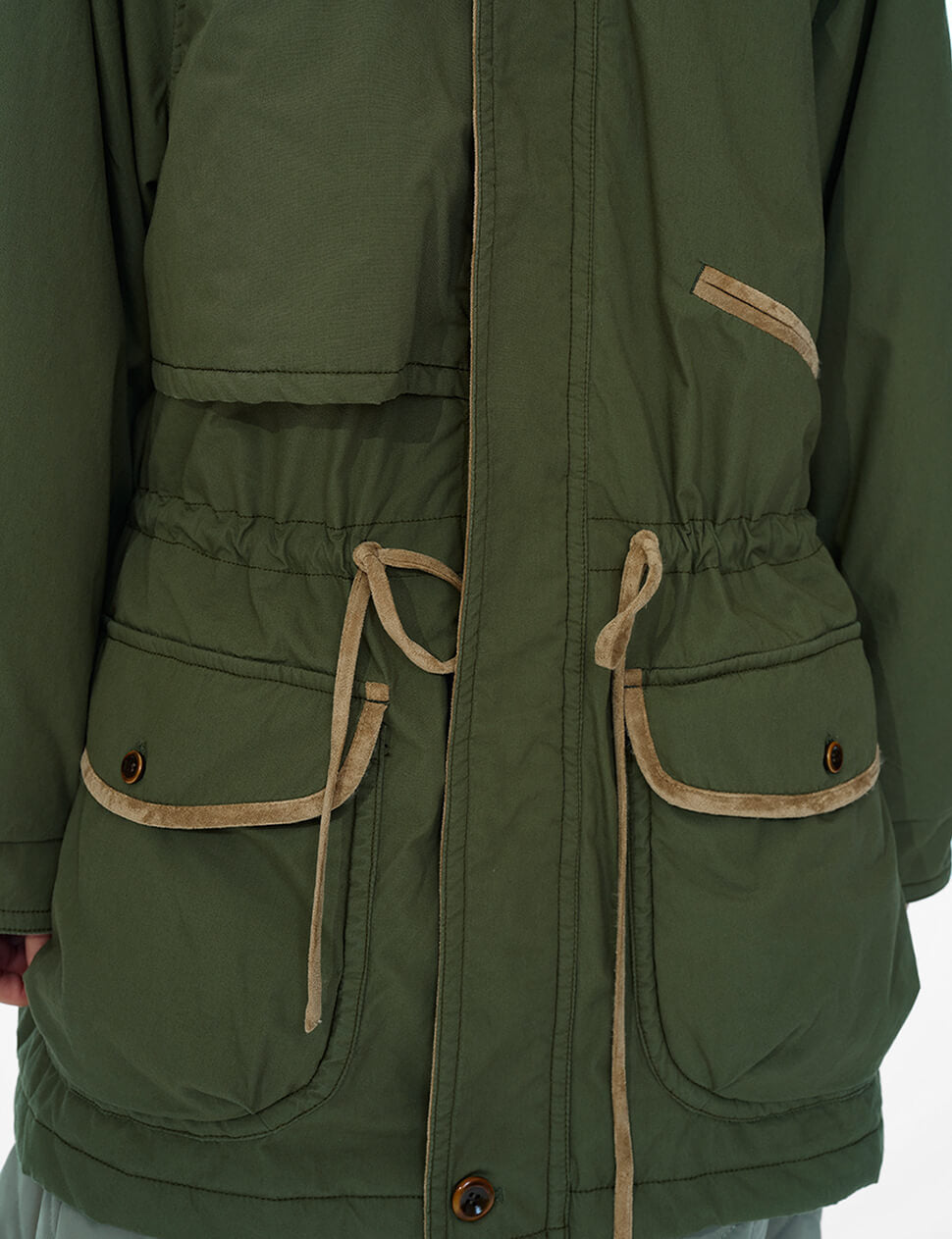 Oversized Olive Parka -PREORDER