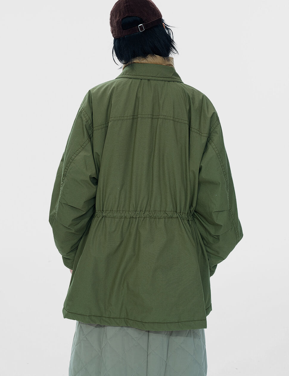 Oversized Olive Parka -PREORDER