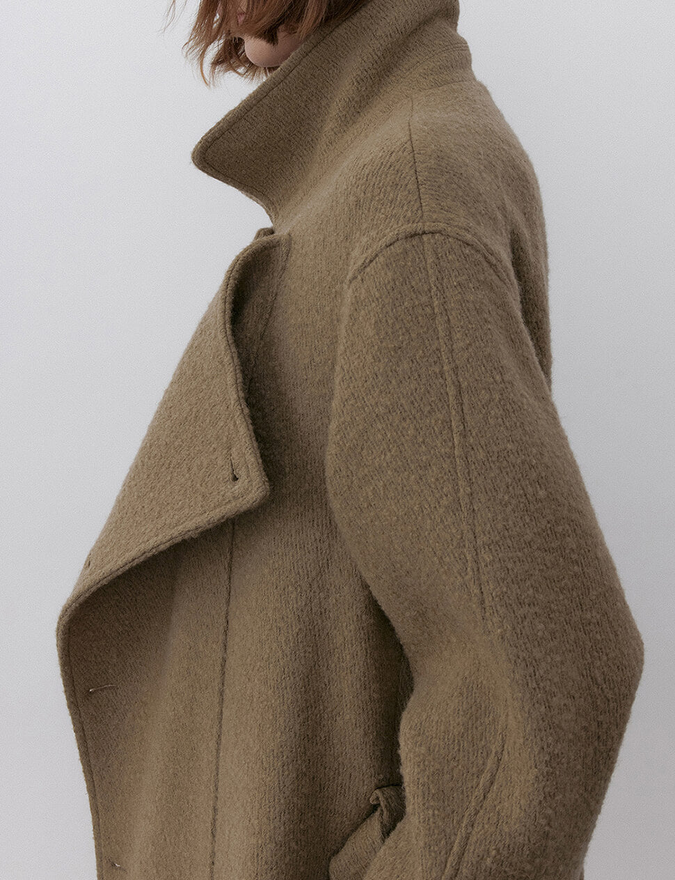 Tan Double Breasted Coat-PREORDER