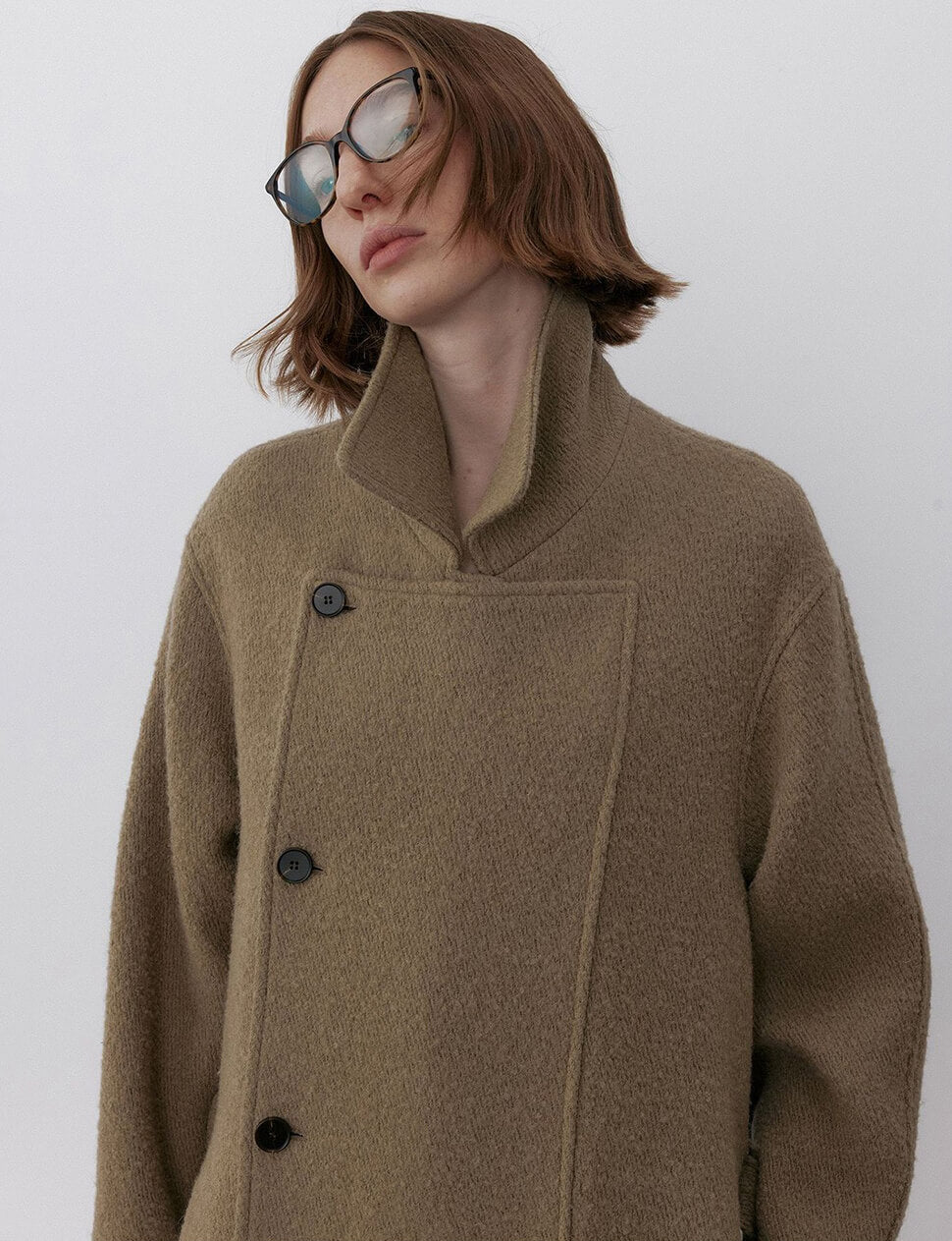 Tan Double Breasted Coat-PREORDER