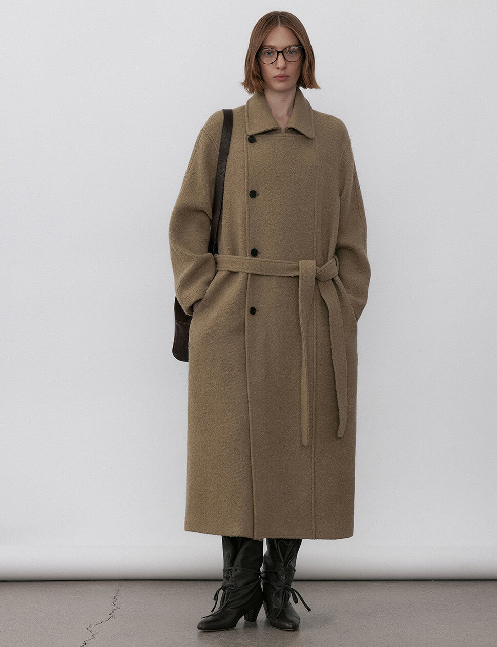 Tan Double Breasted Coat-PREORDER