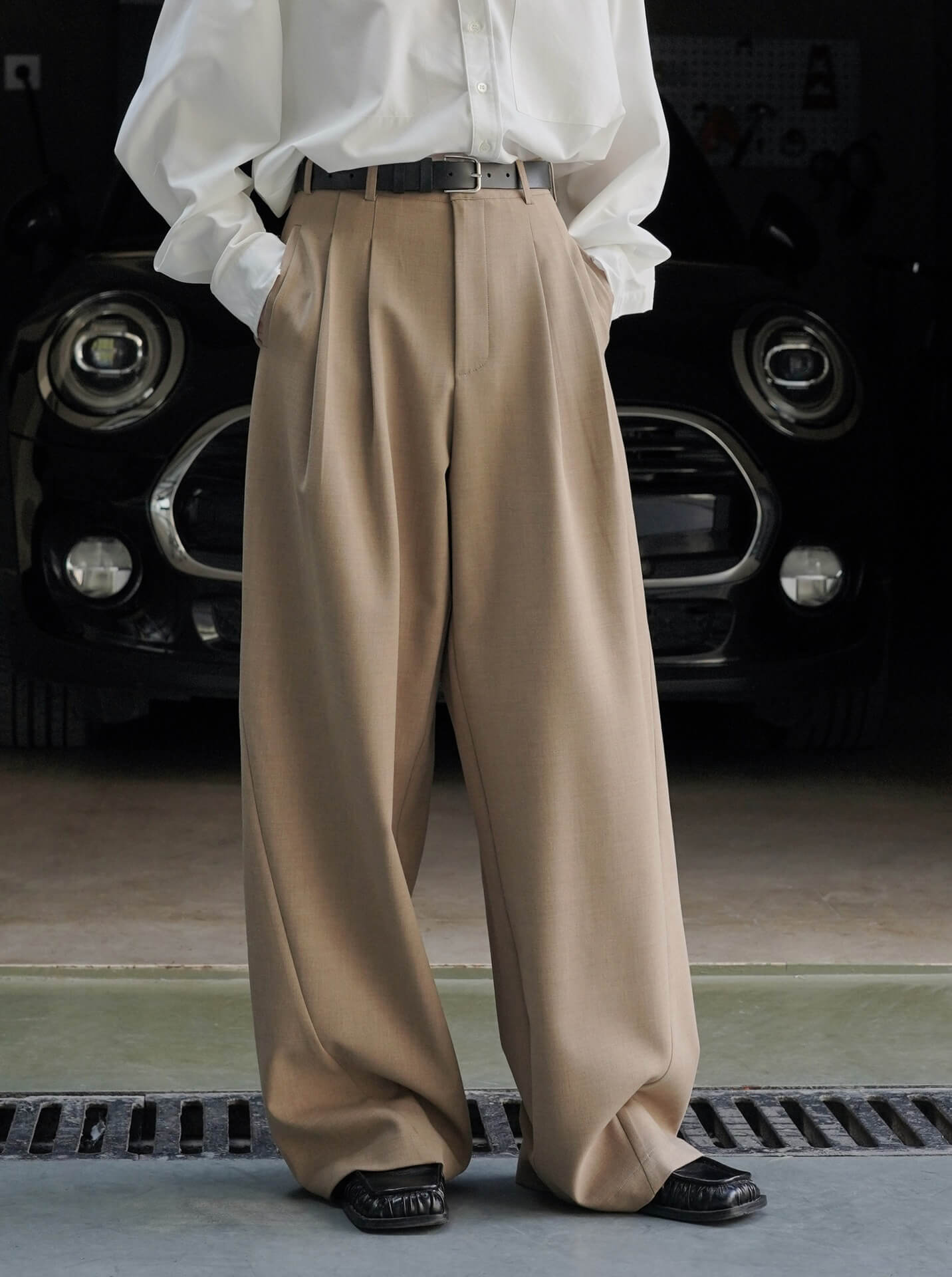 Leo Tan Barrel Leg Pants