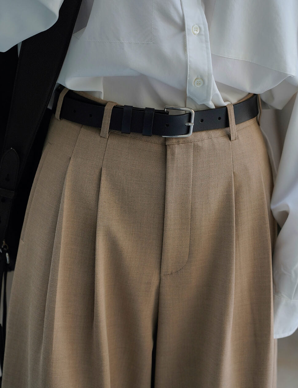 Leo Tan Barrel Leg Pants