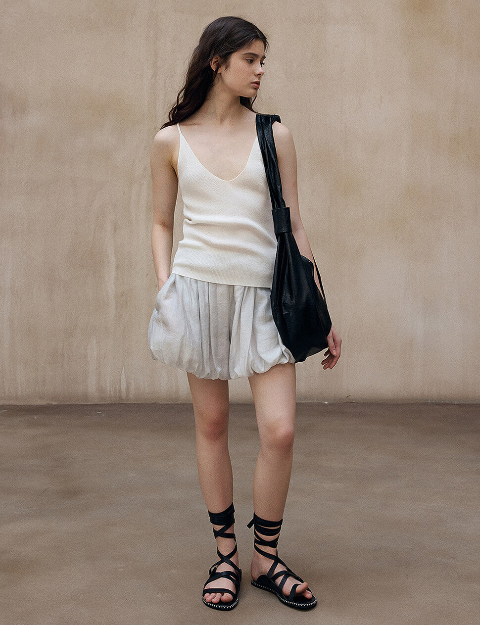 Bubble Hem Shorts
