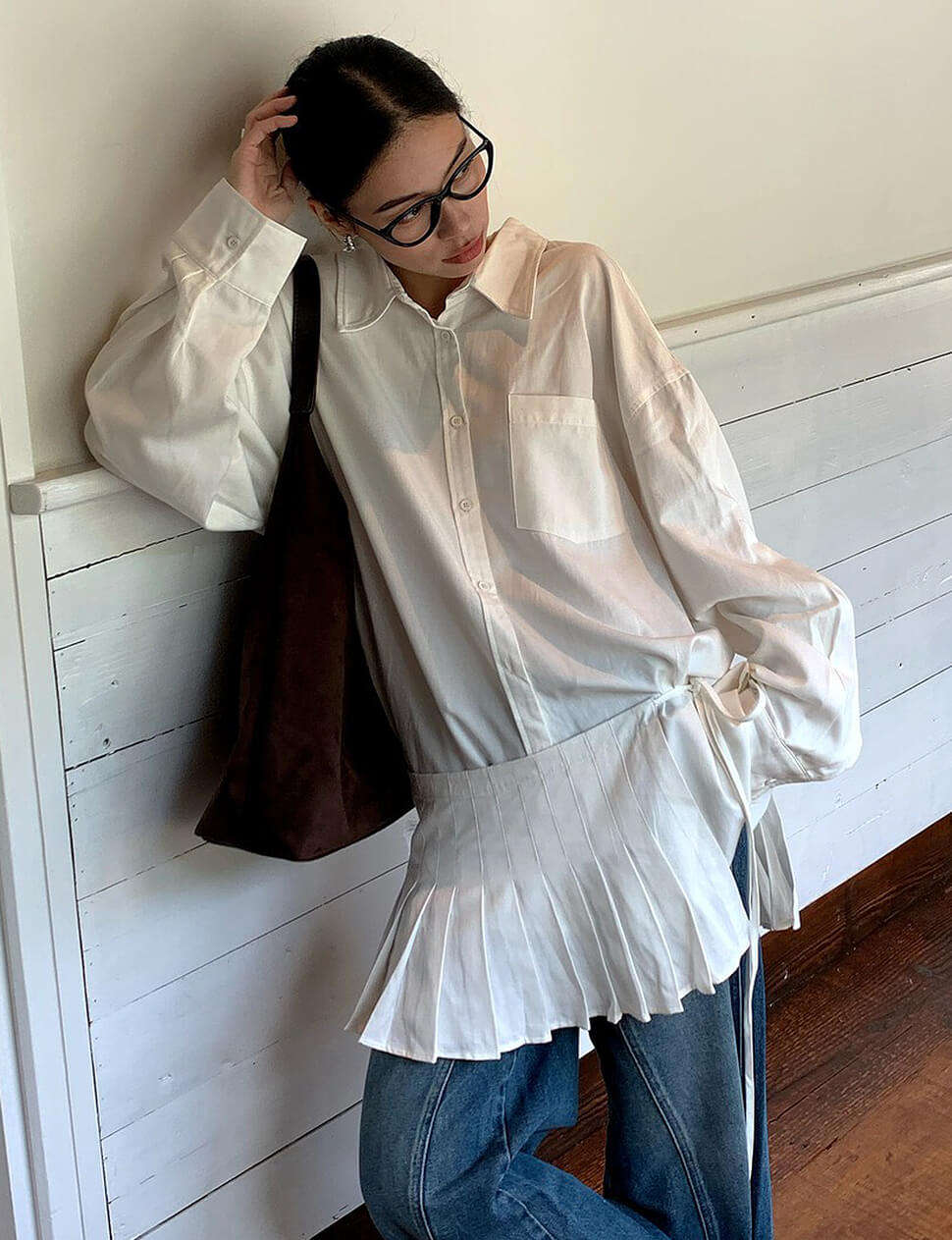 Two-Piece Layered Shirt-BESTSELLER