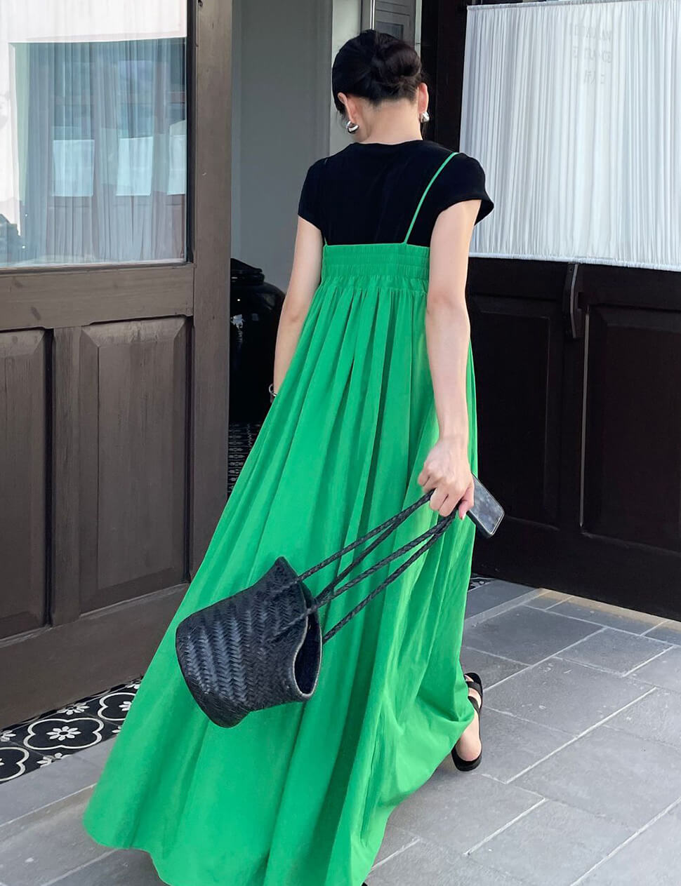Green Empire Dress