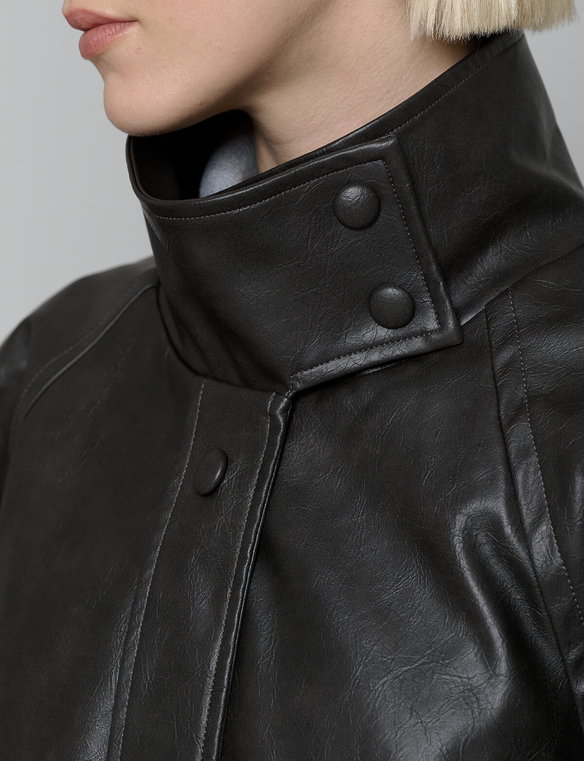 Coffee Brown Leather Jacket- BESTSELLER