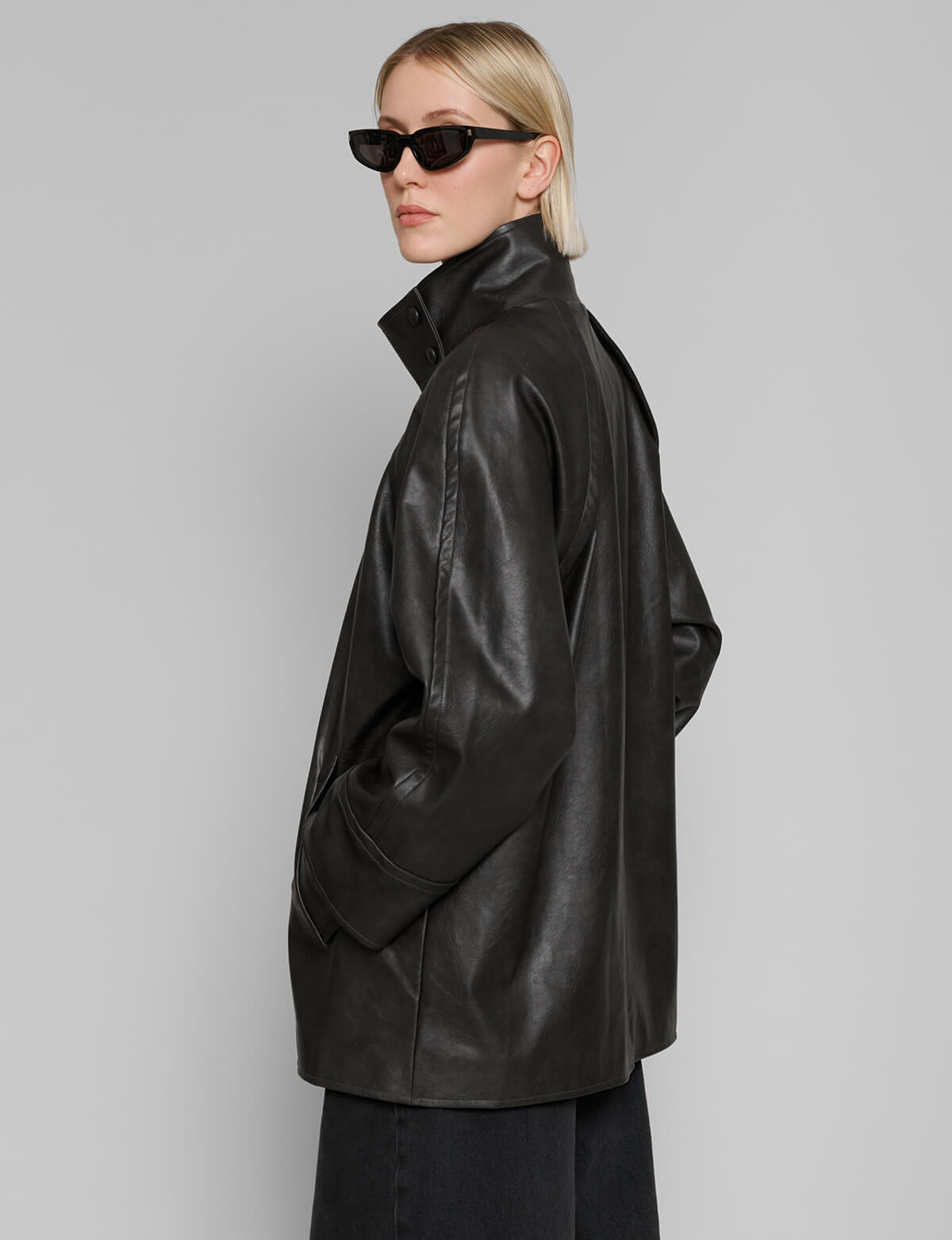 Coffee Brown Leather Jacket- BESTSELLER