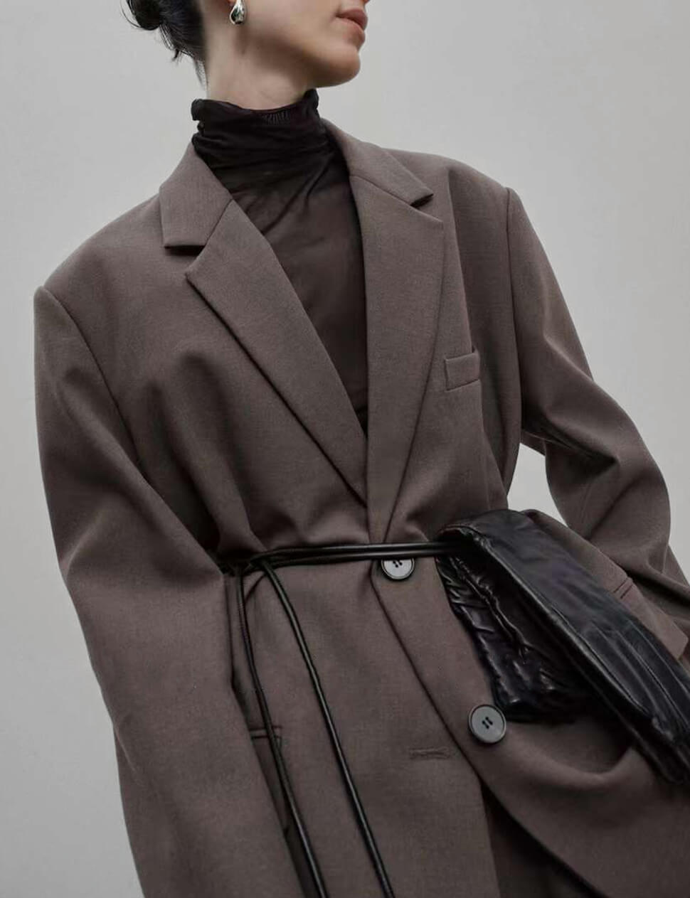 Oversized Brown Blazer