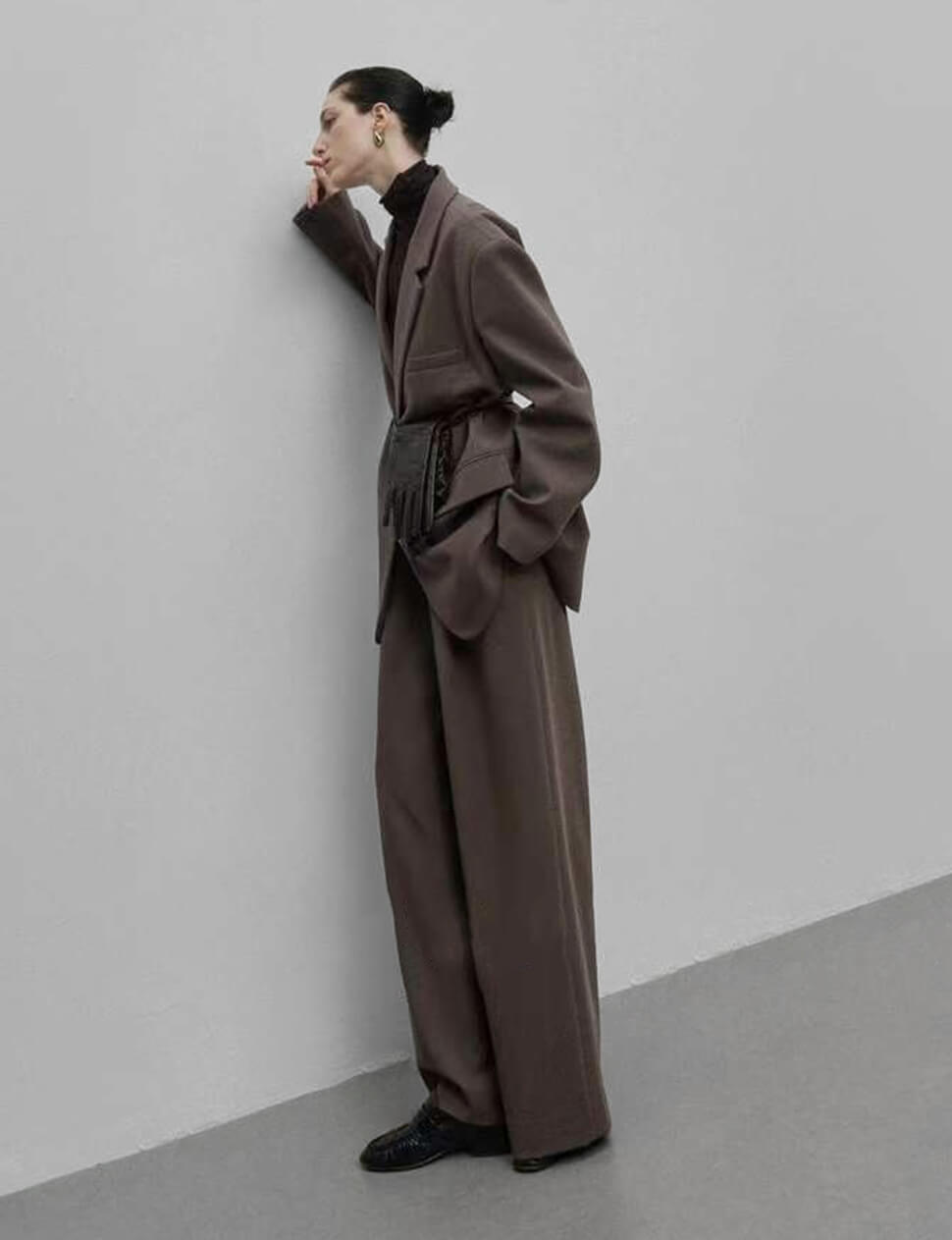 Oversized Brown Blazer