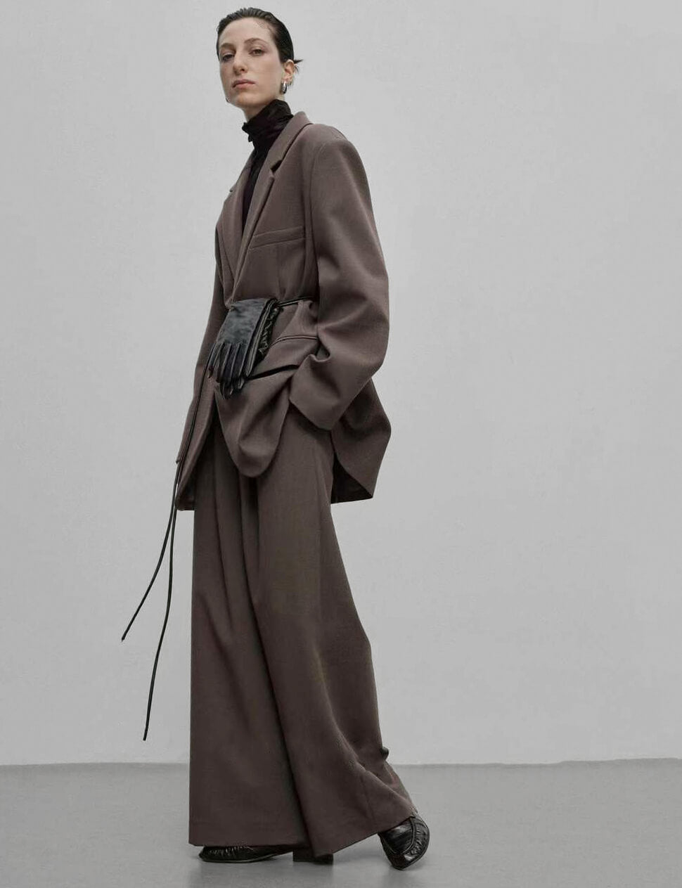 Oversized Brown Blazer