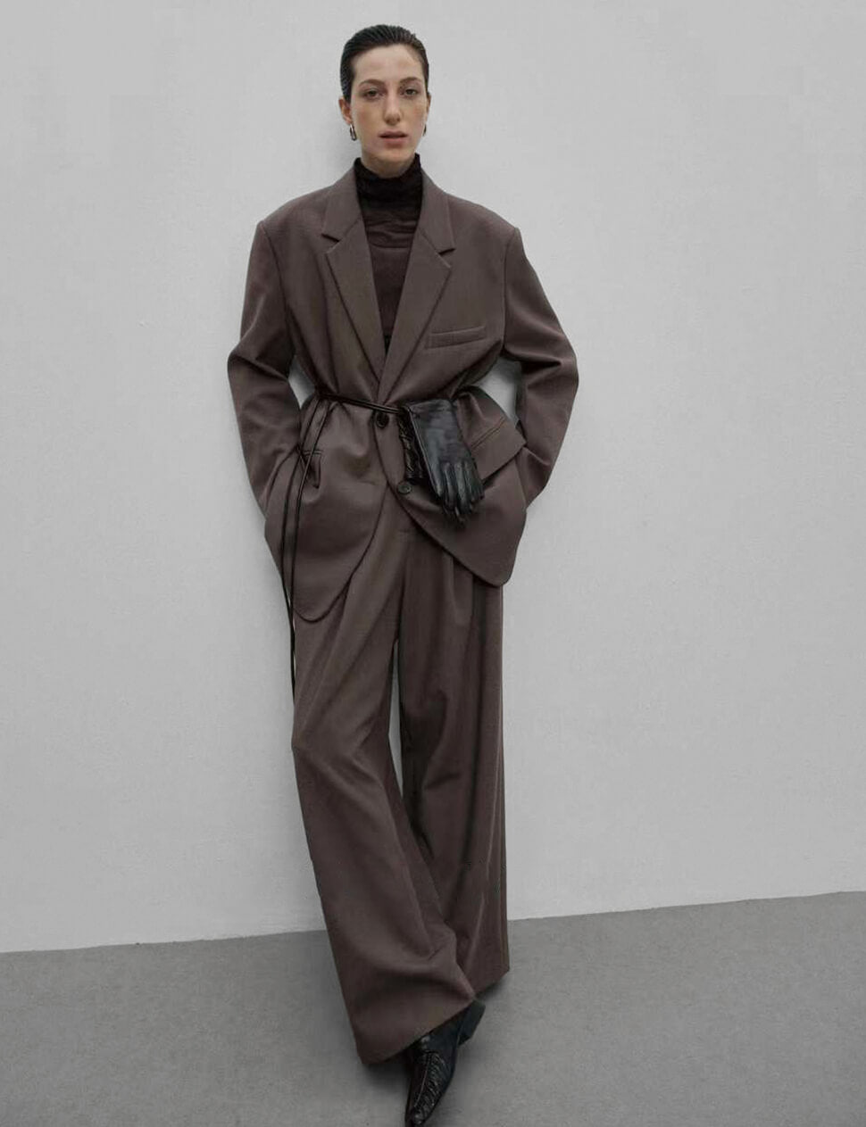 Oversized Brown Blazer