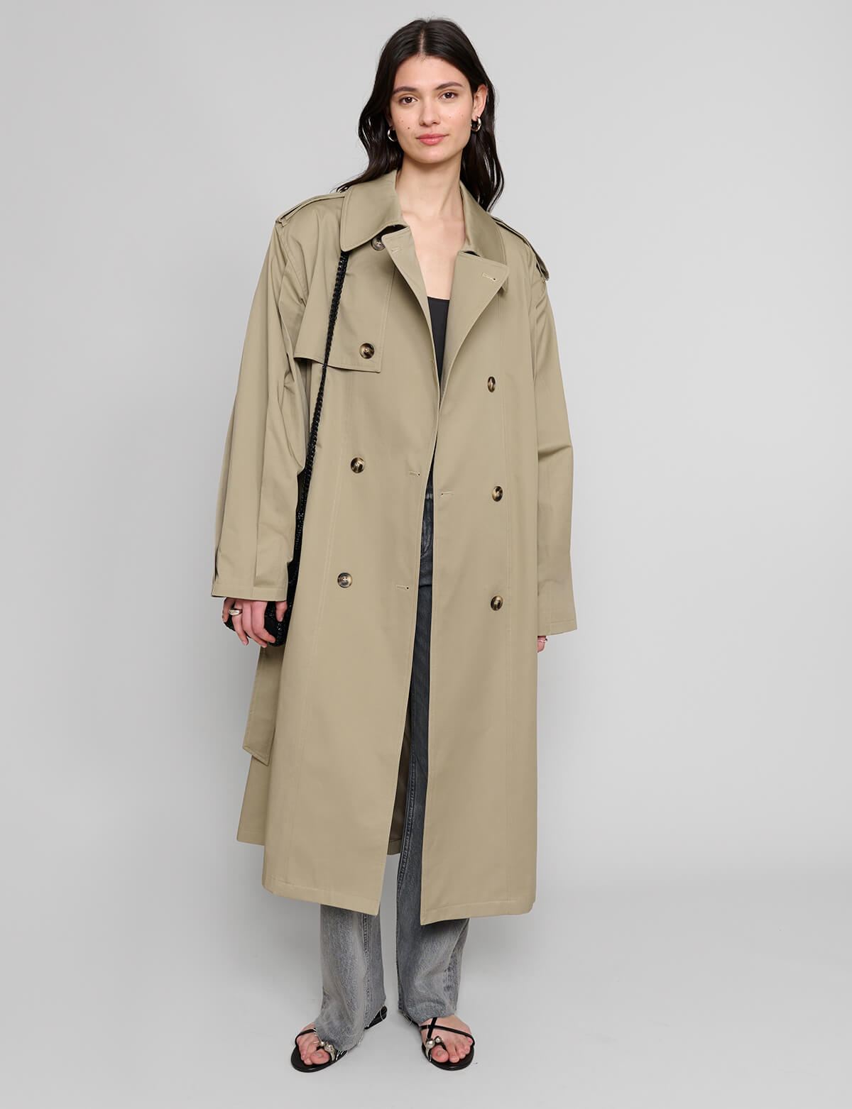 Oversized Padded Trench Coat-BESTSELLER
