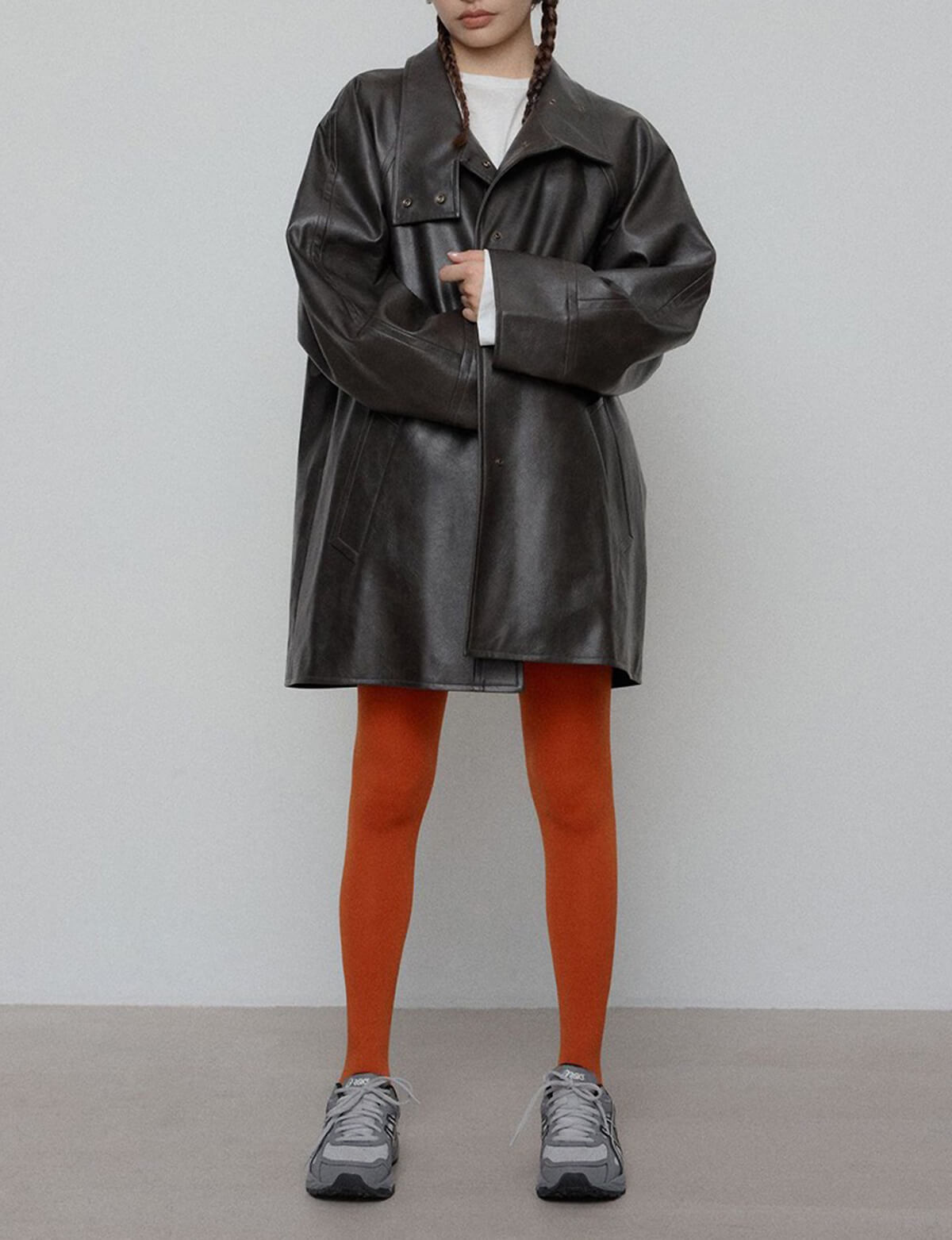 Coffee Brown Leather Jacket- BESTSELLER