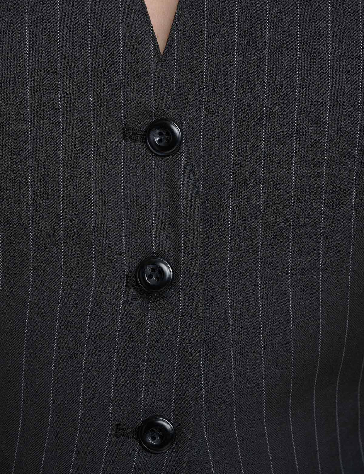 Honor Halter Pin-Stripe Vest