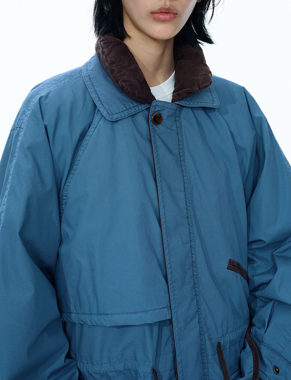 Oversized Blue Parka -PREORDER