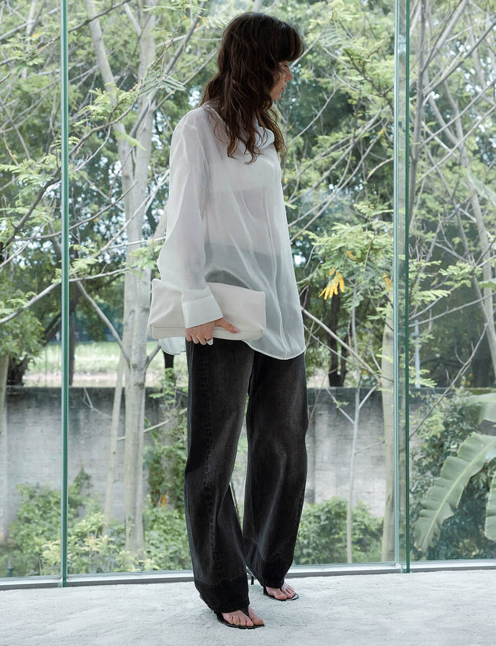 White Sheer Shirt