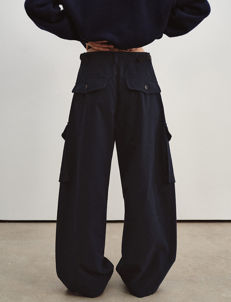 Midnight Navy Cargo Pants