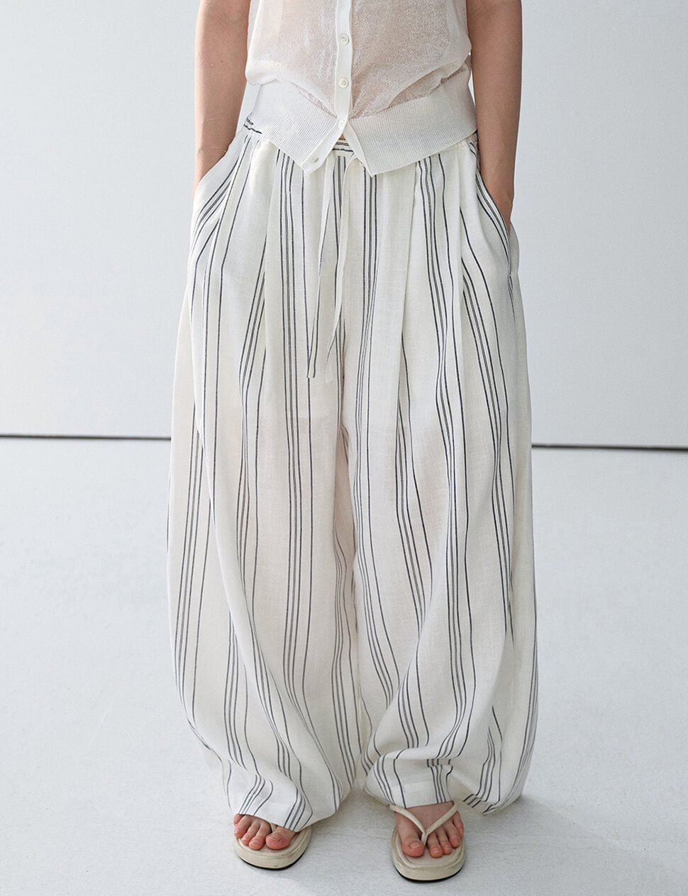 Striped Loose Pants