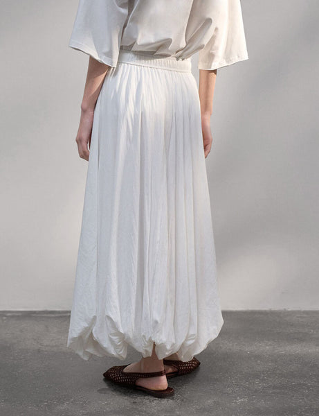 エンフォルド TUCK-HEM SKIRT ホワイト TUCK-HEM SKIRT｜36｜WHT｜SKIRT｜|ENFÖLD OFFICIAL ONLINE