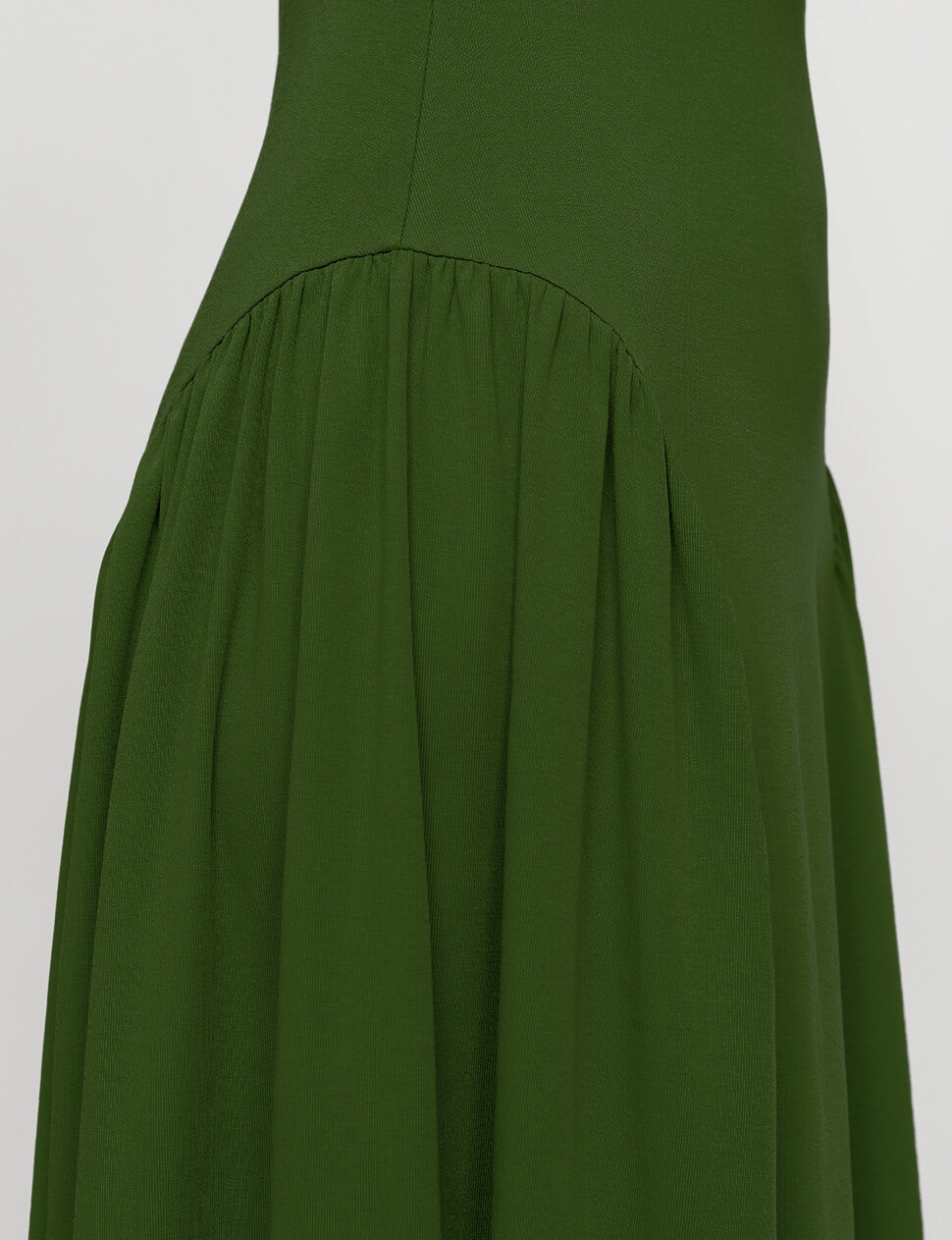Olive Bead Strap Dress
