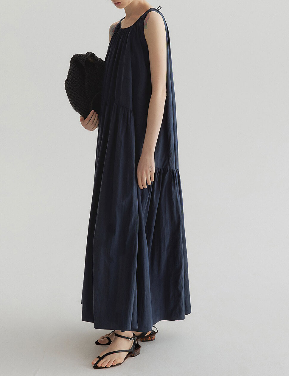 Navy Tier Dress