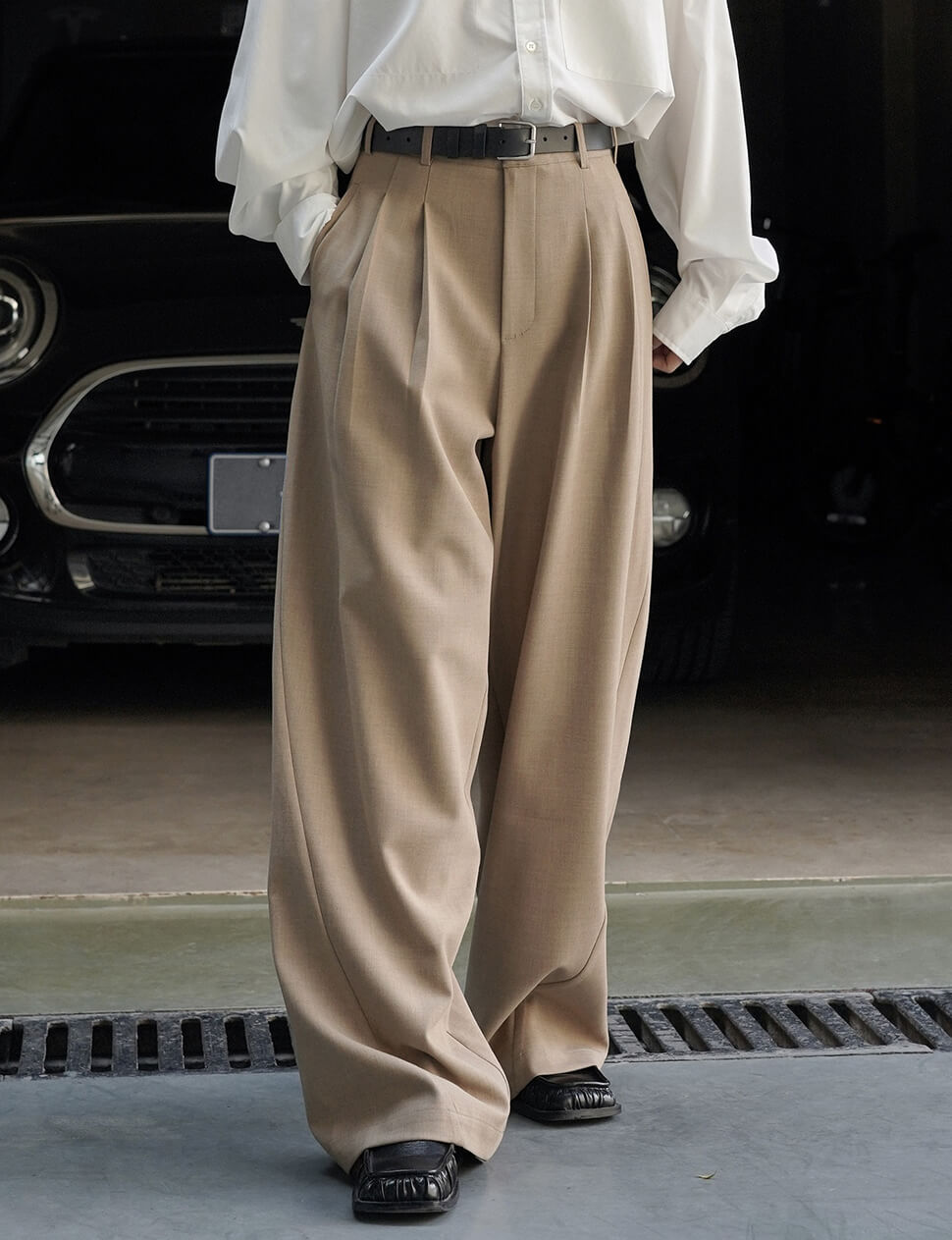 Leo Tan Barrel Leg Pants