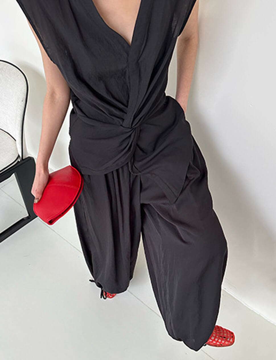 Black Harem Pants