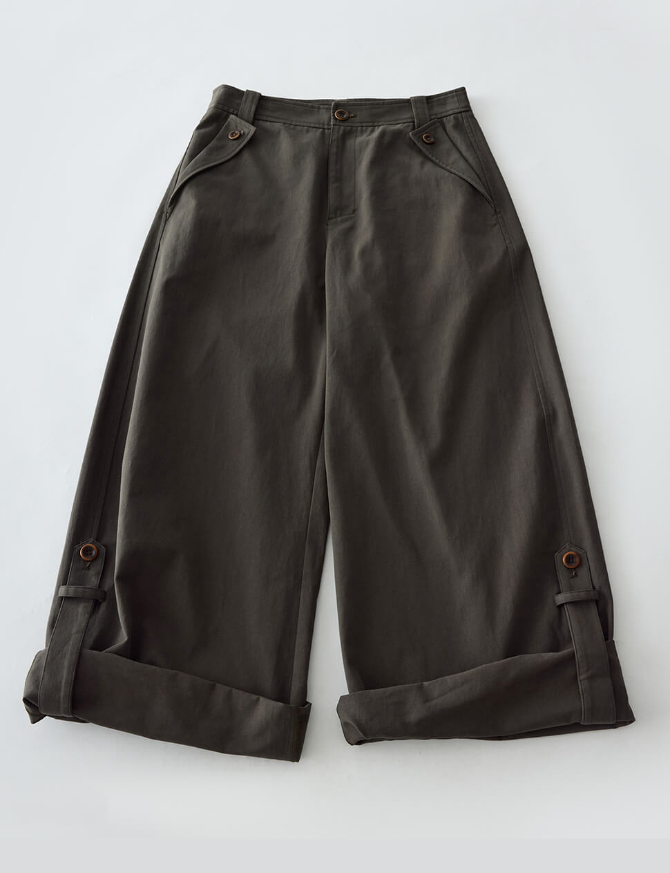 Button Cuff Oversized Pants-PREORDER