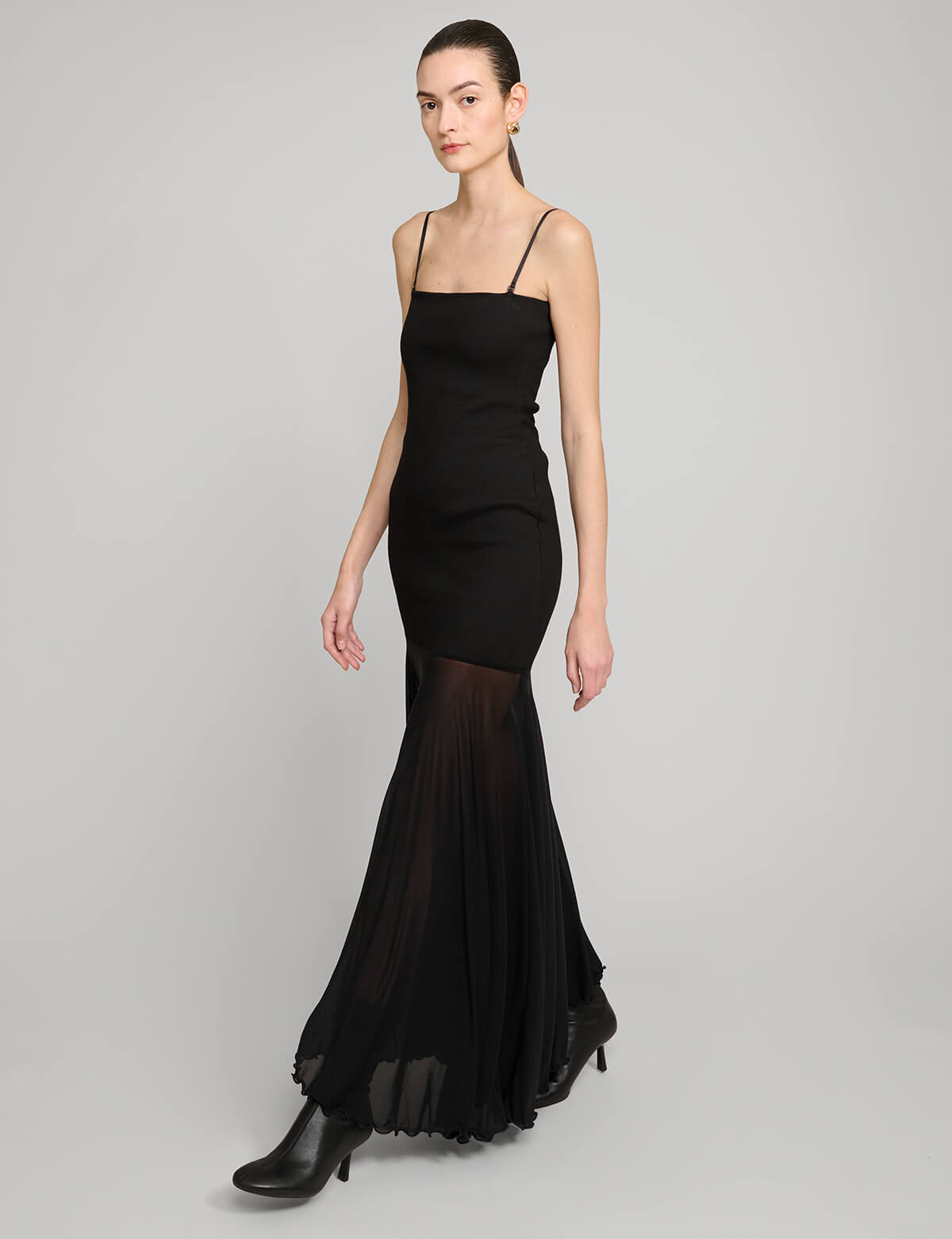 Romane Sheer Bottom Dress