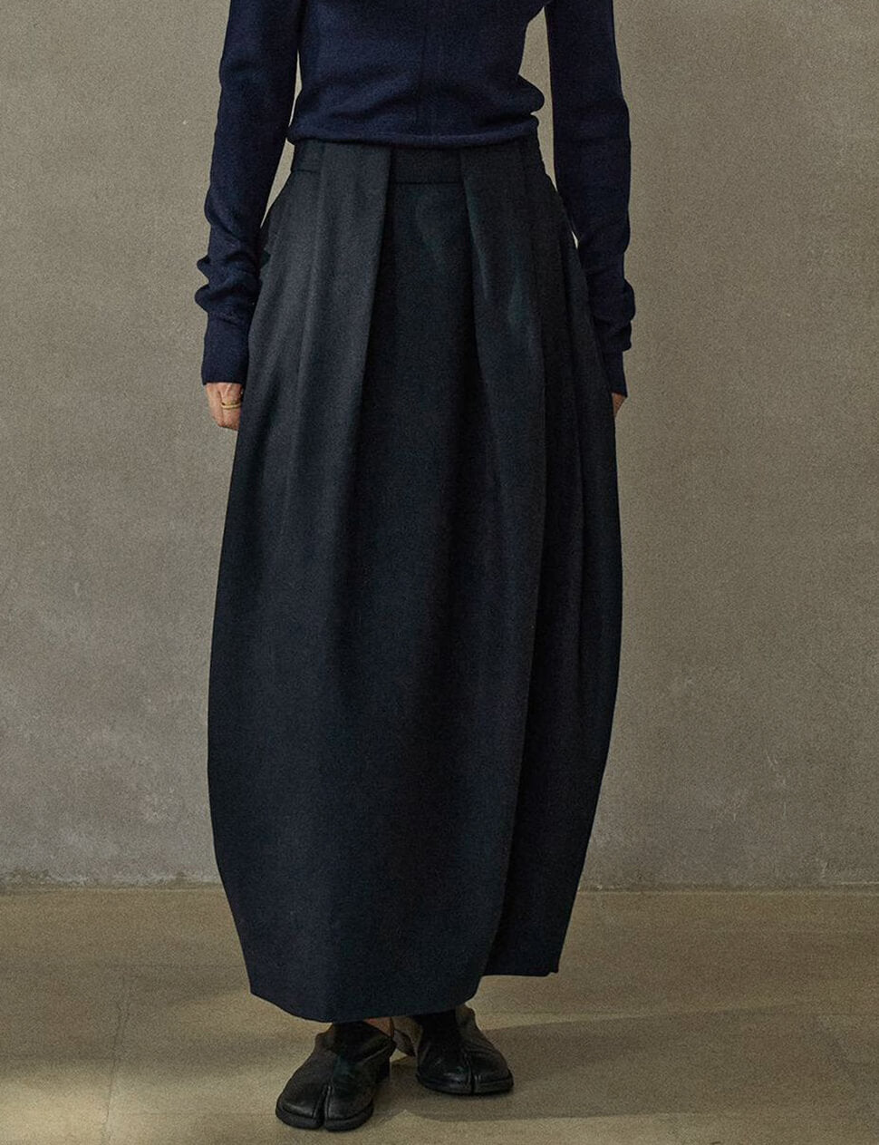 Black Cocoon Skirt