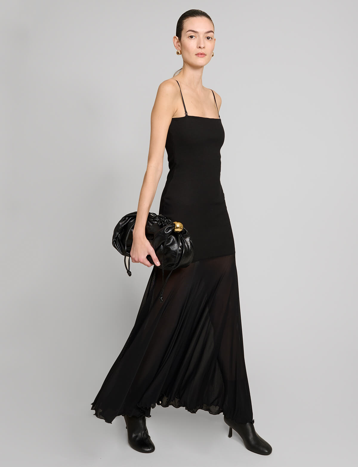 Romane Sheer Bottom Dress