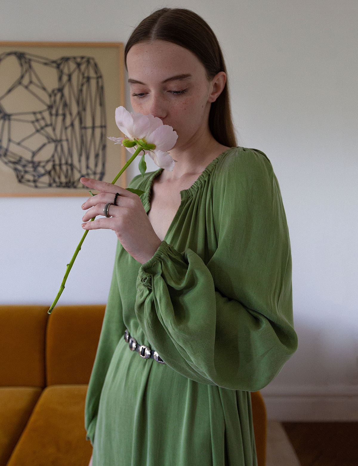 Evi Green Maxi Dress