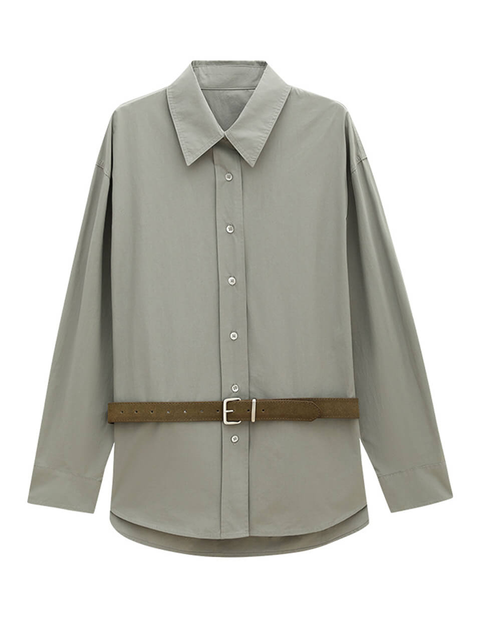 Slate Belted Shirt -PREORDER