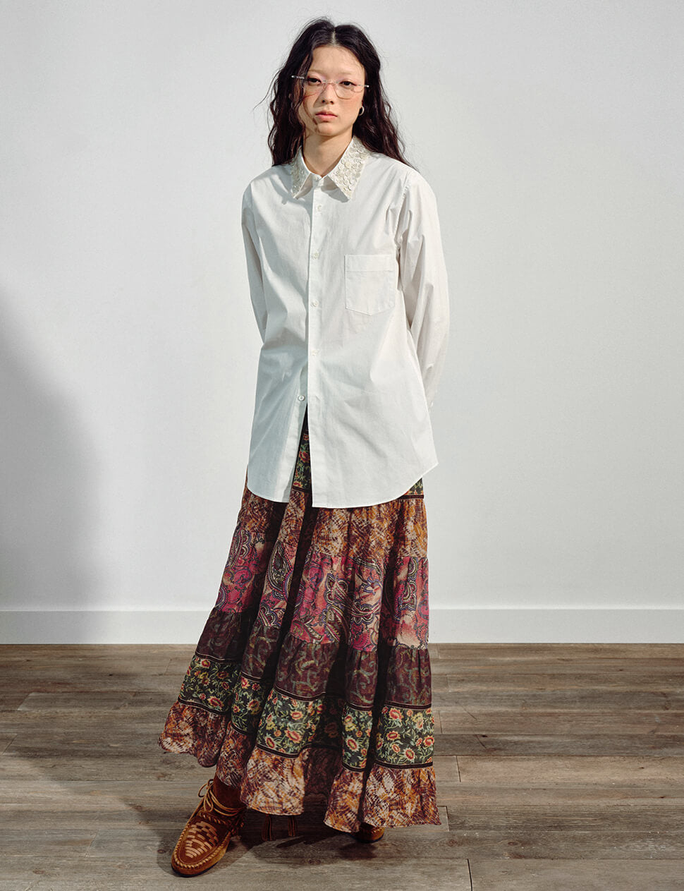 Multi-Button Collar Shirt -PREORDER