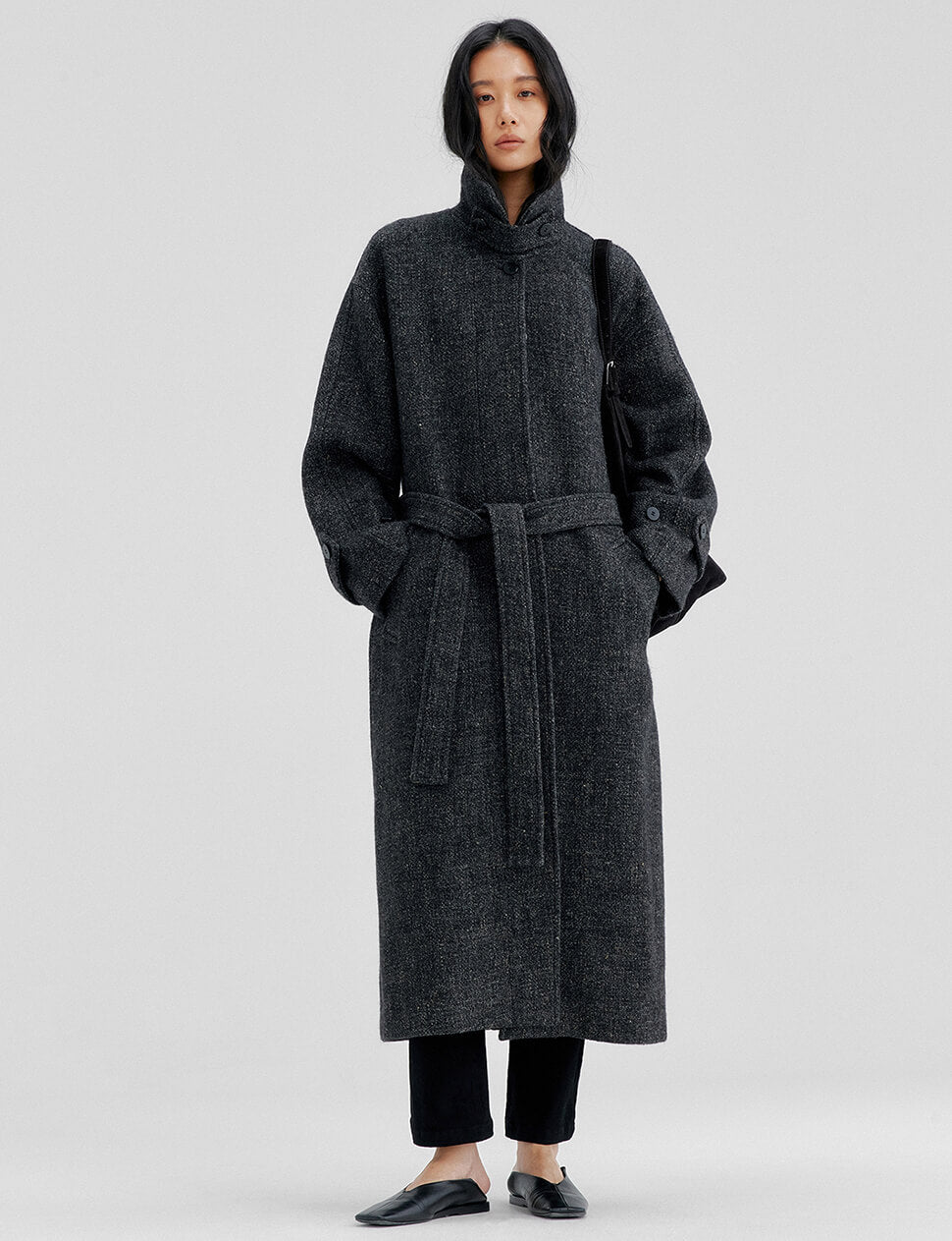 Wool Boucle Coat-PREORDER