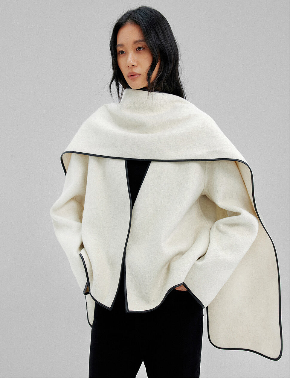 Scarf Trim Jacket-PREORDER