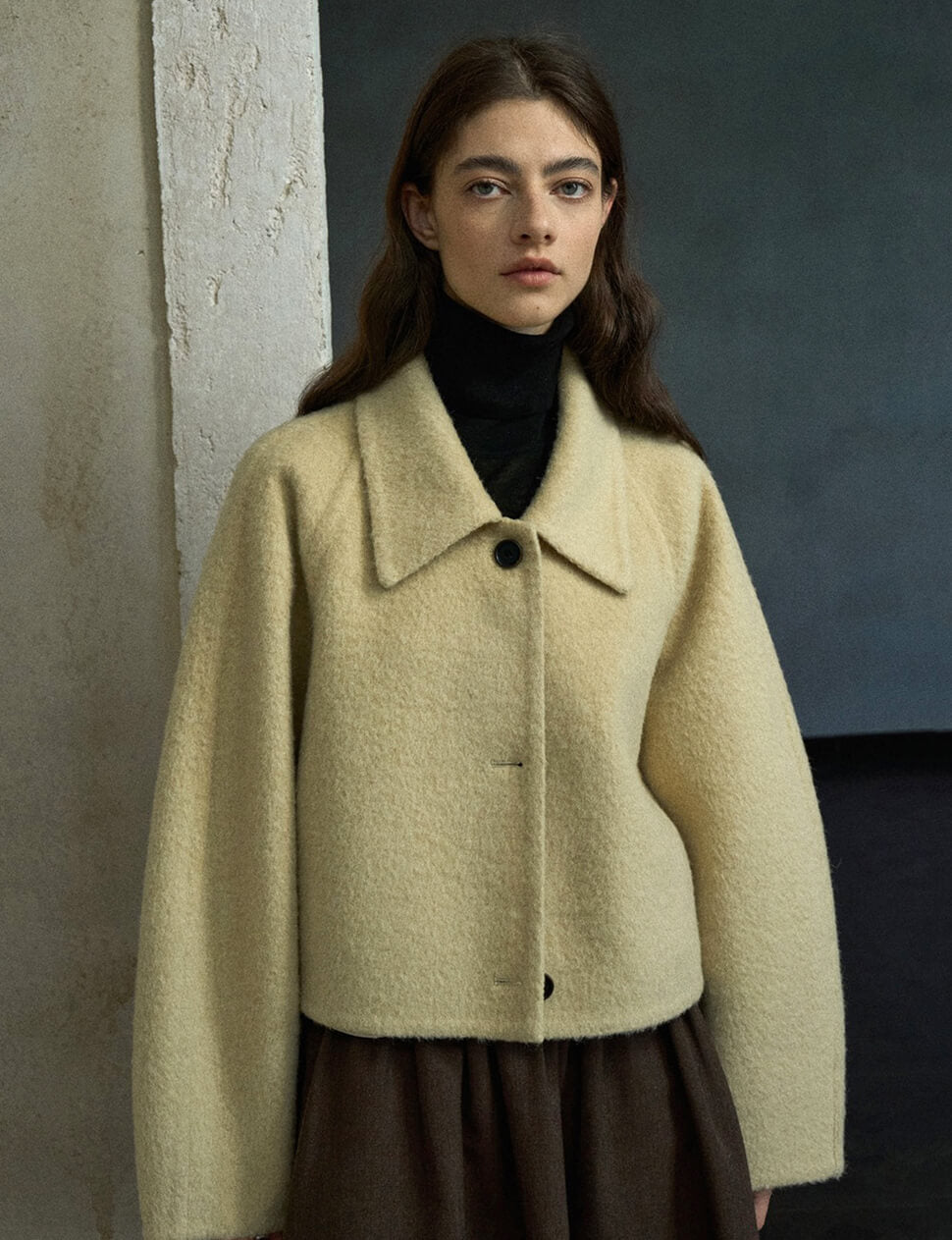 Vanilla Oversized Crop Jacket-PREORDER