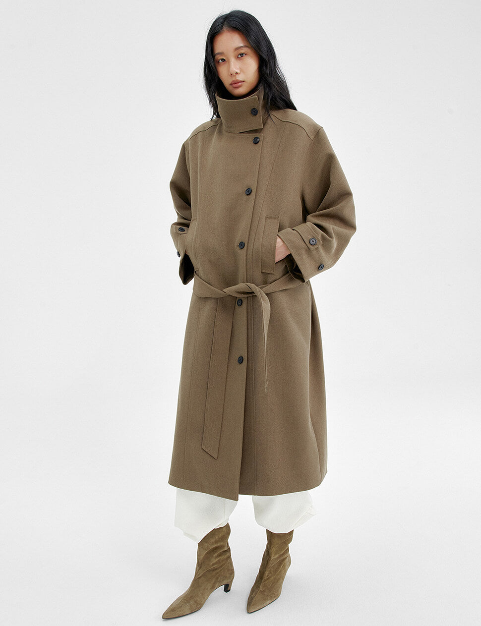 High Neck Coat -PREORDER