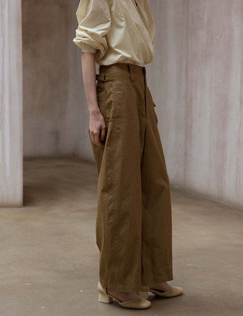 Toffee Curved Leg Pant-PREORDER