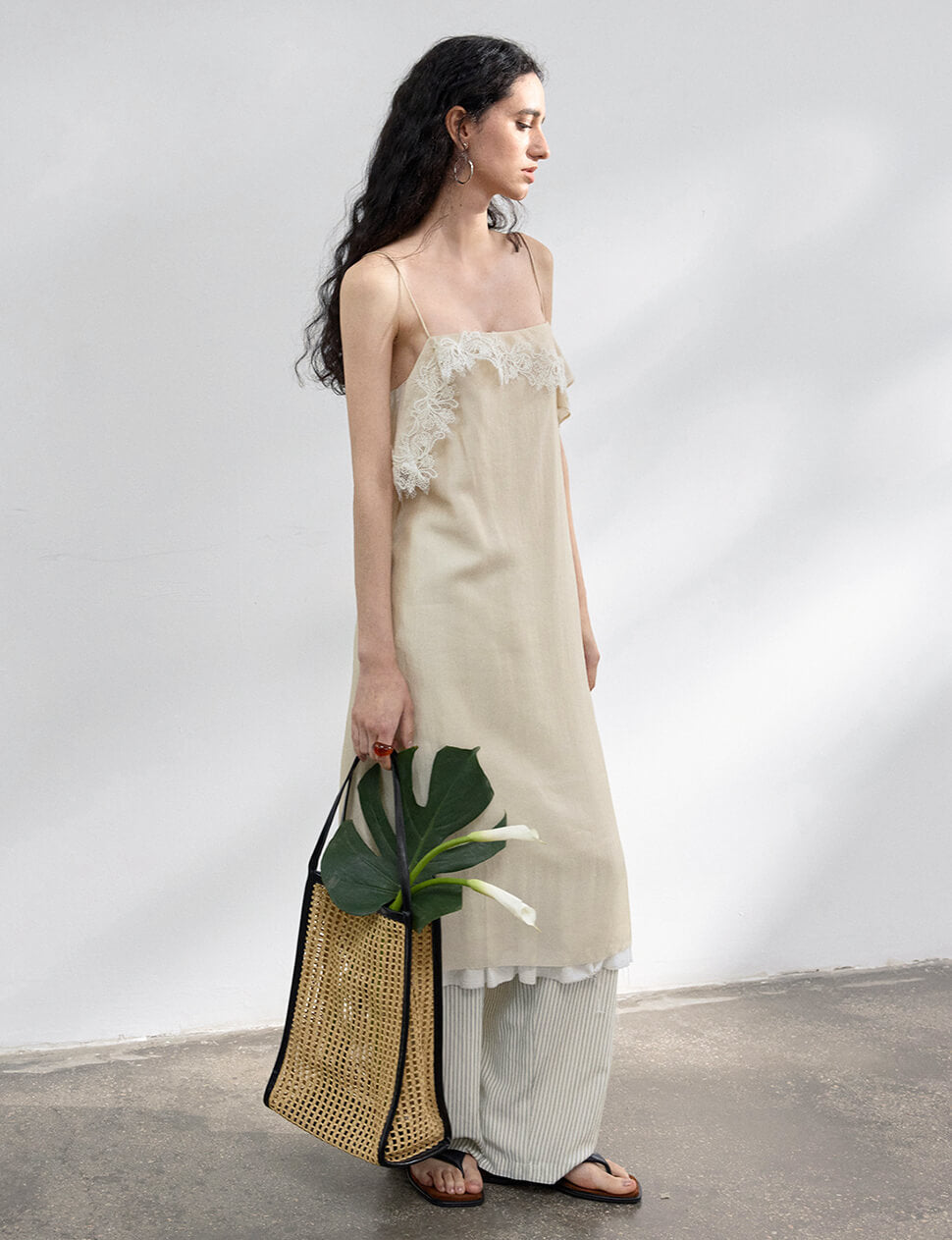 Beige Lace Dress -PREORDER