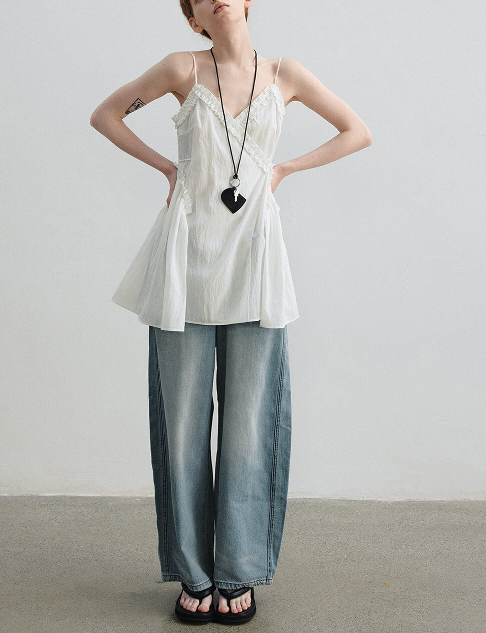 White Mini Layer Dress -PREORDER