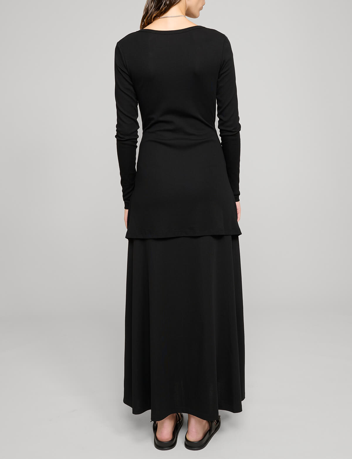 Sleeve-Tie Long Sleeve Dress M Sleeve-Tie Long Sleeve Dress M