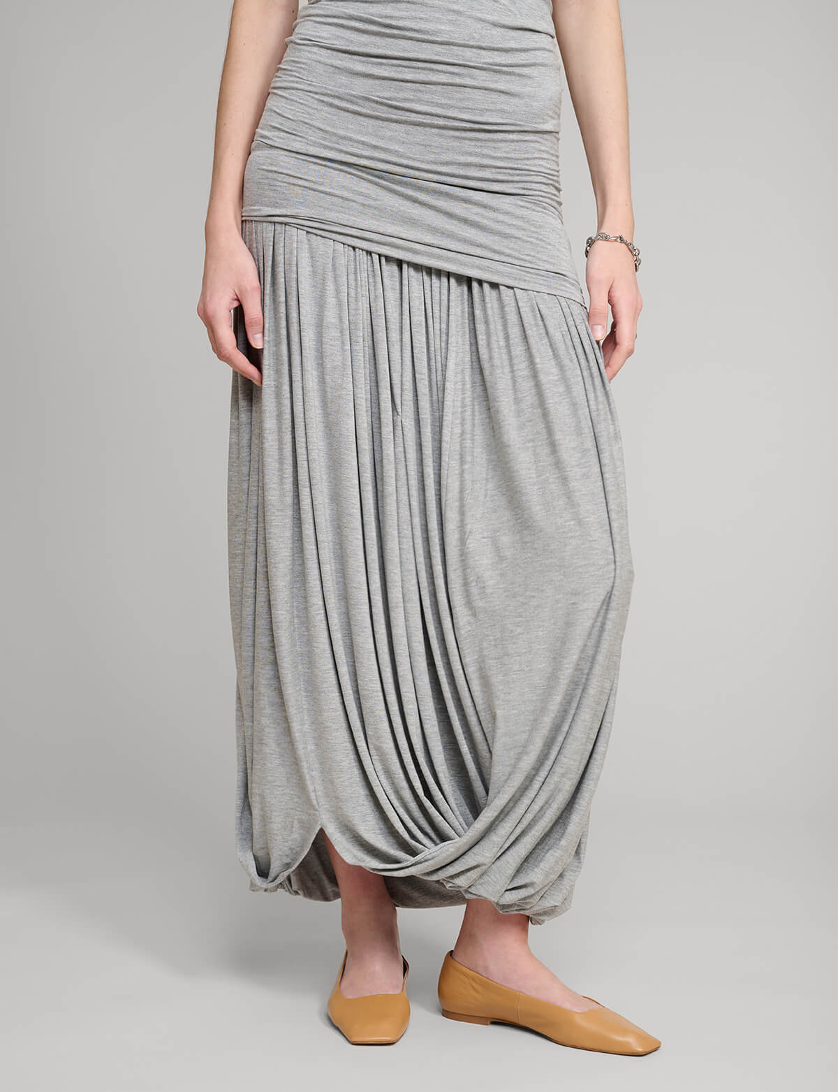 Bubble Hem Strapless Maxi Dress Bubble Hem Strapless Maxi Dress