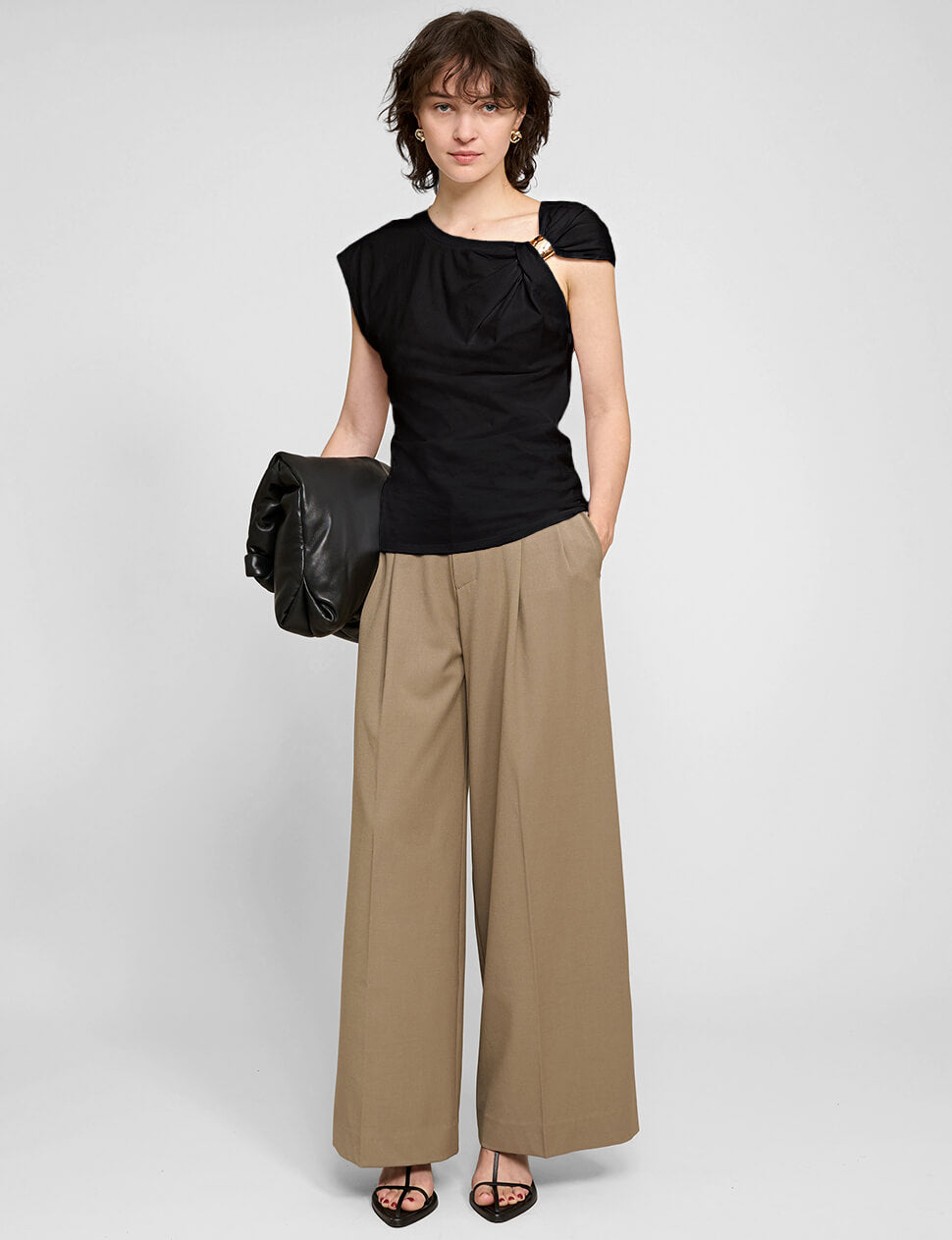 Olympia Gold Cuff Tee