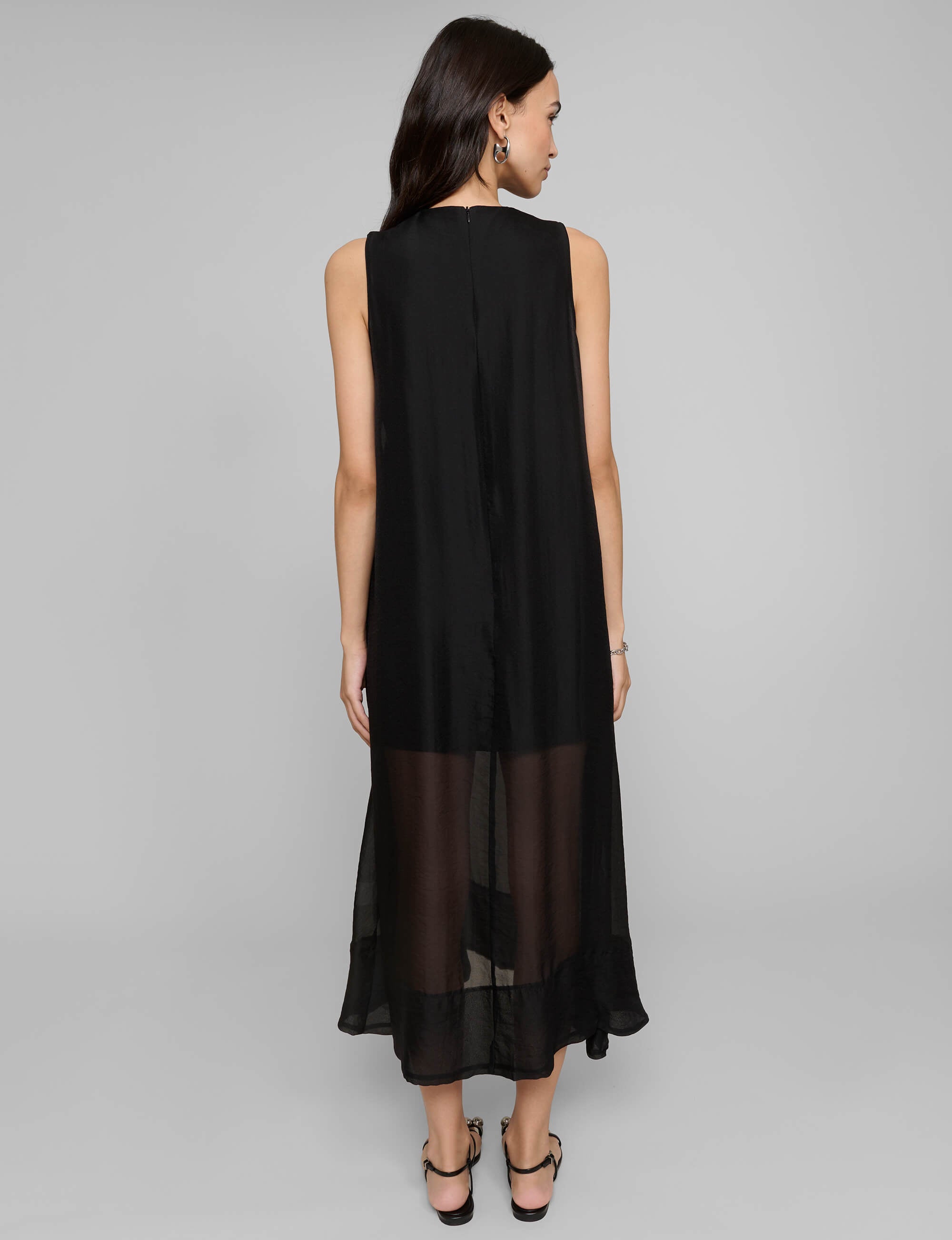 Layered Sheer A-line Dress-BESTSELLER Layered Sheer A-line Dress-BESTSELLER