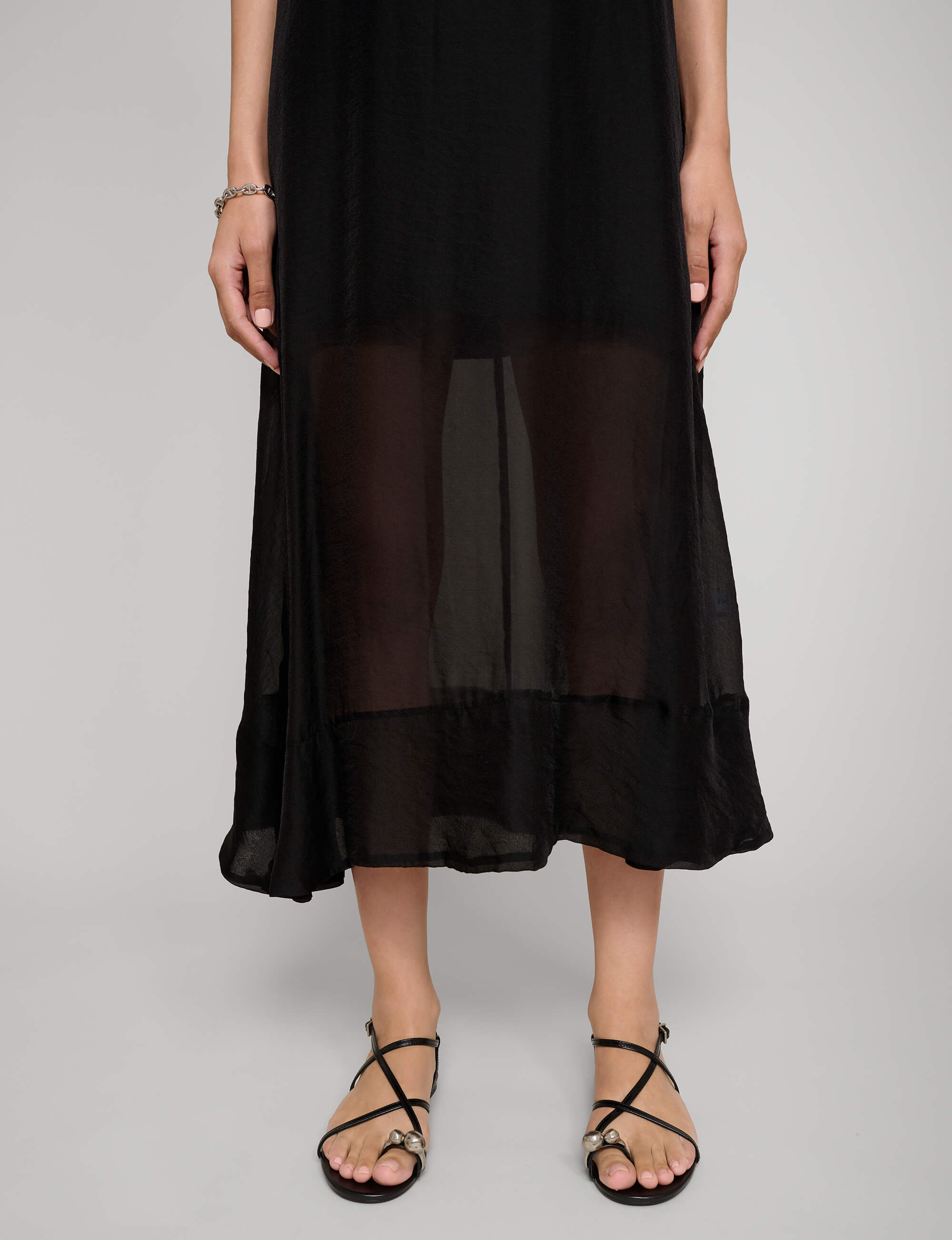 Layered Sheer A-line Dress-BESTSELLER Layered Sheer A-line Dress-BESTSELLER