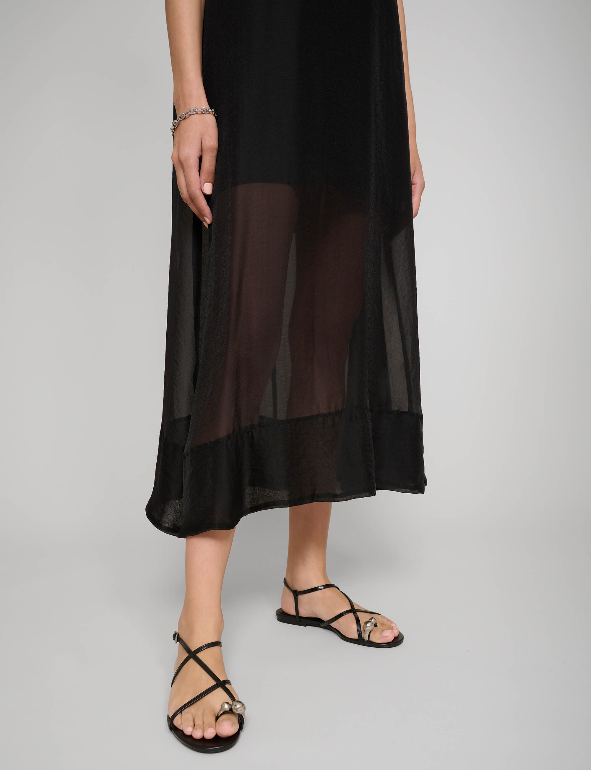 Layered Sheer A-line Dress-BESTSELLER Layered Sheer A-line Dress-BESTSELLER