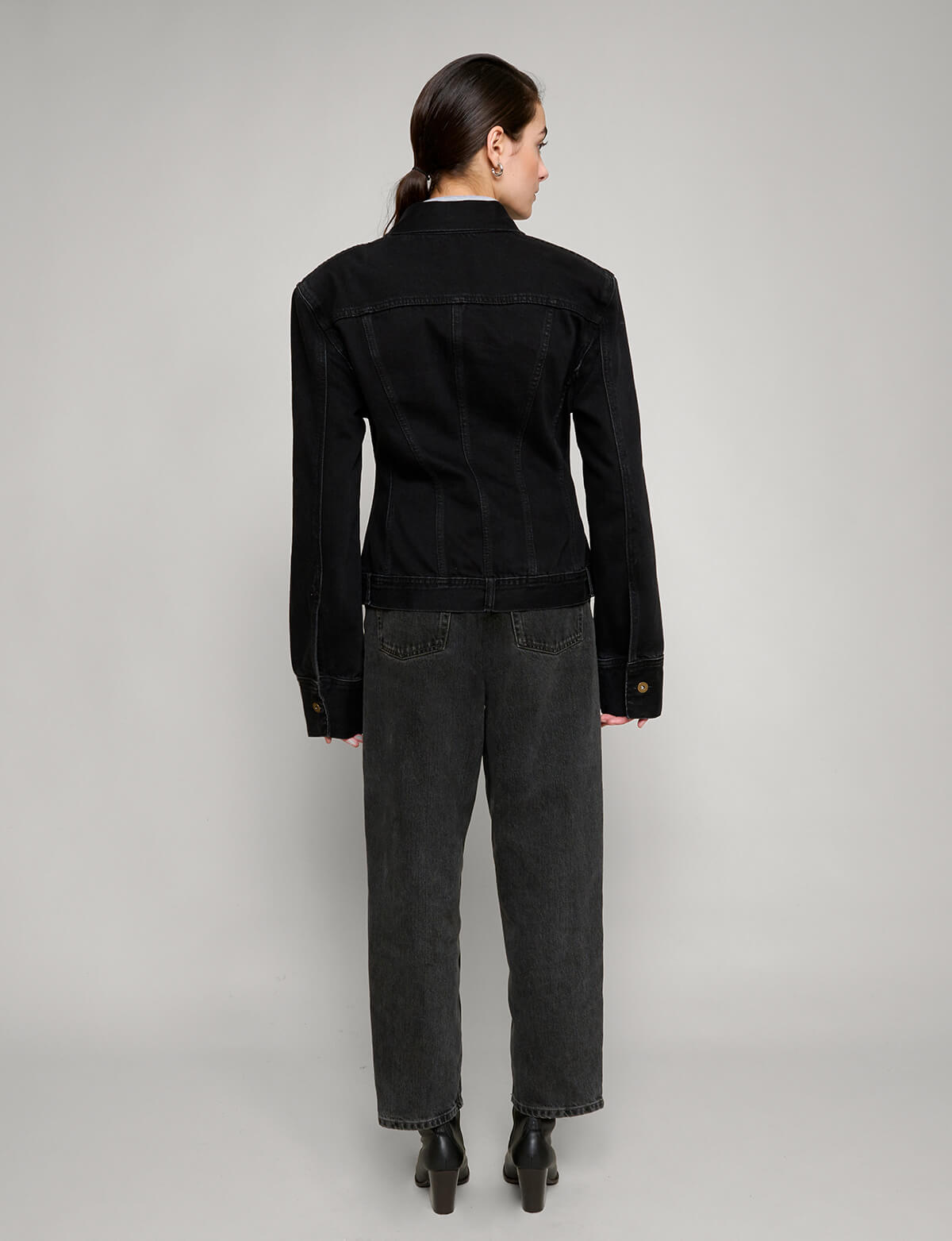 Hourglass Black Denim Jacket Hourglass Black Denim Jacket