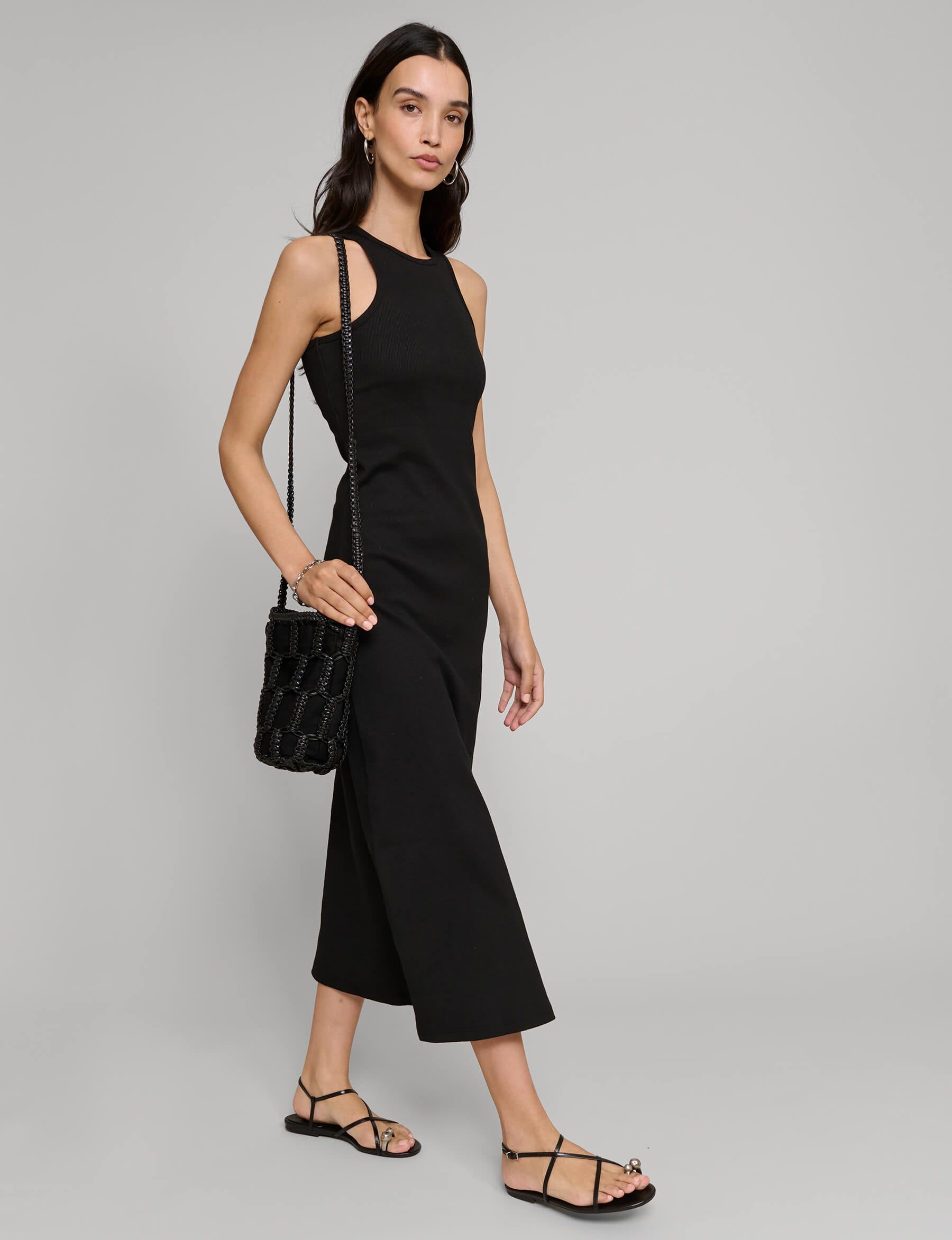 Delilah Black Ribbed Tank Dress Delilah Black Ribbed Tank Dress